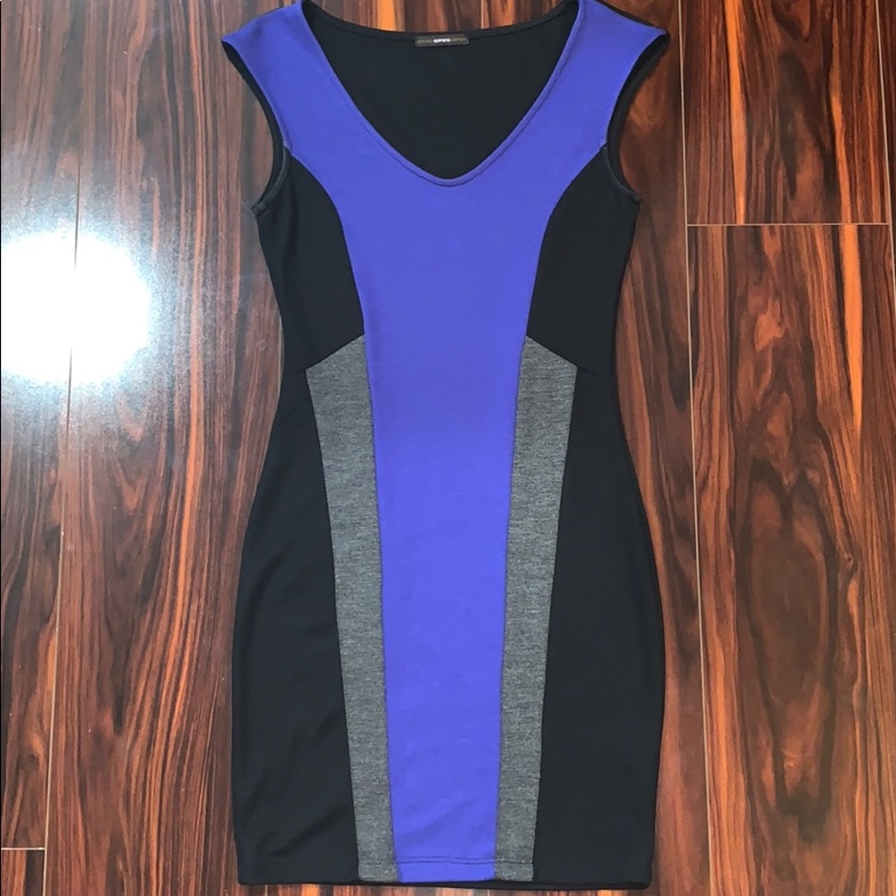 Black Blue Gray Dress